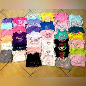 Baby Girl Onesie Bundle 12months